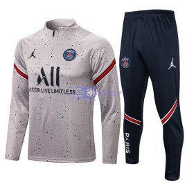 Sudadera De Entrenamiento PSG 2021/2022 Estampado Gris Claro 