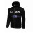 Chaqueta PSG 2021/2022 Con Capucha Negro Cremallera de Oro