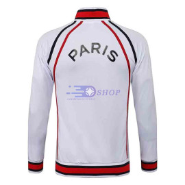 Chaqueta PSG 2021/2022 Jordan Cuello Alto Blanco