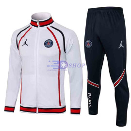 Chaqueta PSG 2021/2022 Jordan Cuello Alto Blanco