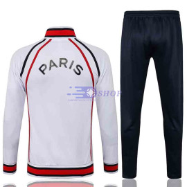 Chaqueta PSG 2021/2022 Jordan Cuello Alto Blanco