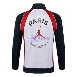 Chaqueta PSG 2021/2022 Jordan Cuello Alto Blanco/Azul