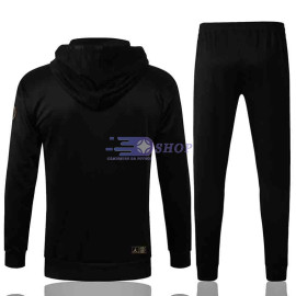 Sudadera PSG 2021/2022 Con Capucha Kit Negro Marca Blanco