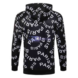 Sudadera PSG 2021/2022 Jordan Letra Estampado Con Capucha Negro