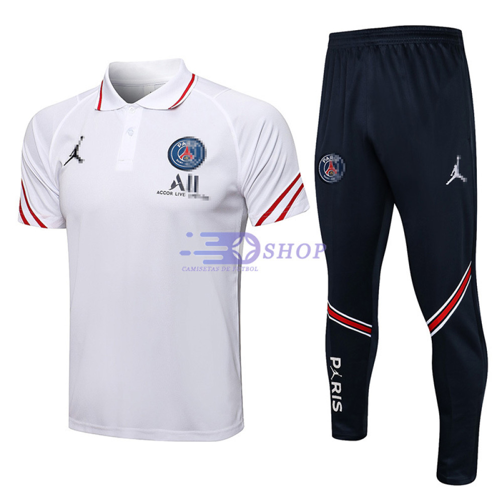 Polo PSG 2021/2022 Jordan Kit Blanco