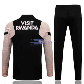 Sudadera de Entrenamiento PSG 2021/2022 Negro Manga Rosa