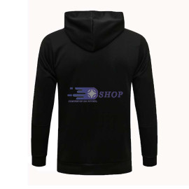 Chaqueta PSG 2021/2022 Con Capucha Negro/Rosa