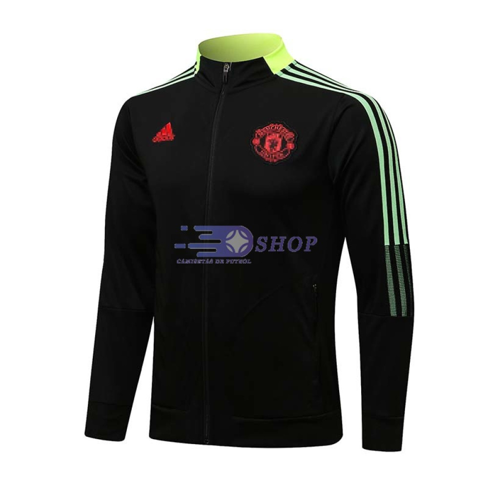 Chaqueta Manchester United 2021/2022 Cuello Alto Negro/Amarillo