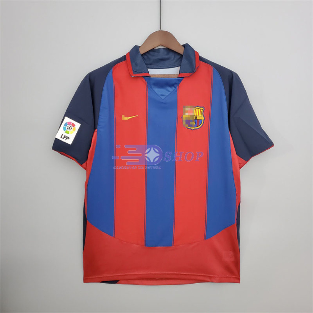Camiseta Barcelona 1ª Equipación Retro 2003/04