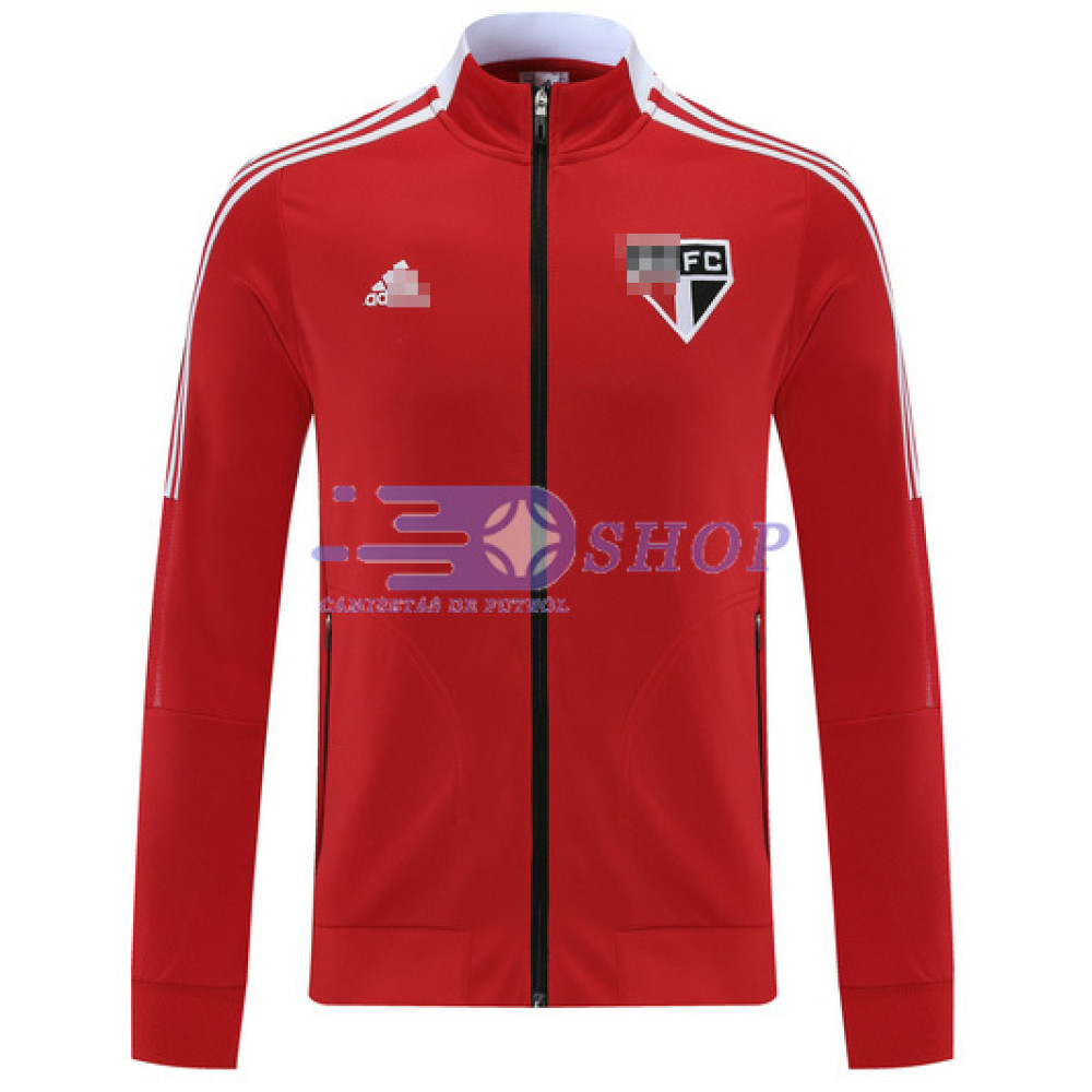 Chaqueta São Paulo 2021/2022 Cuello Alto Rojo