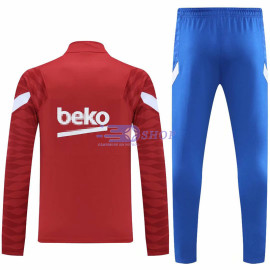 Sudadera De Entrenamiento Barcelona 2021/2022 Kit Rojo