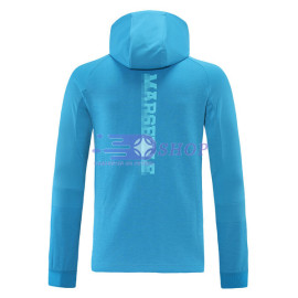 Chaqueta Olympique Marsella 2021/2022 Con Capucha Azul