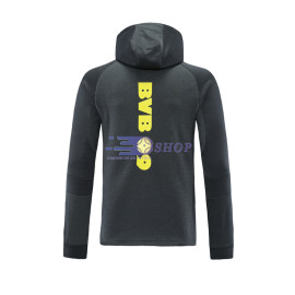 Chaqueta Borussia Dortmund 2021/2022 Con Capucha Gris