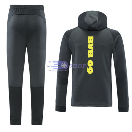 Chaqueta Borussia Dortmund 2021/2022 Con Capucha Gris