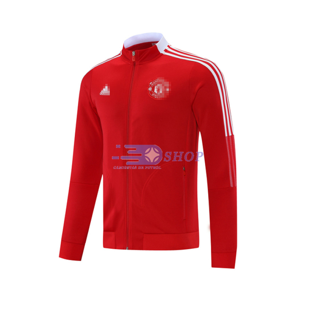 Chaqueta Manchester United 2021/2022 Cuello Alto Rojo/Banco
