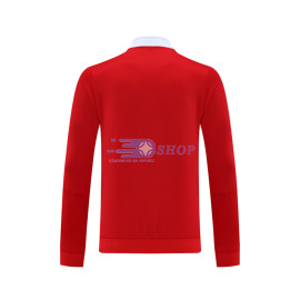Chaqueta Manchester United 2021/2022 Cuello Alto Rojo/Banco