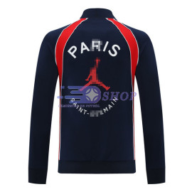 Chaqueta PSG 2021/2022 Cuello Alto Azul Oscuro/Rojo