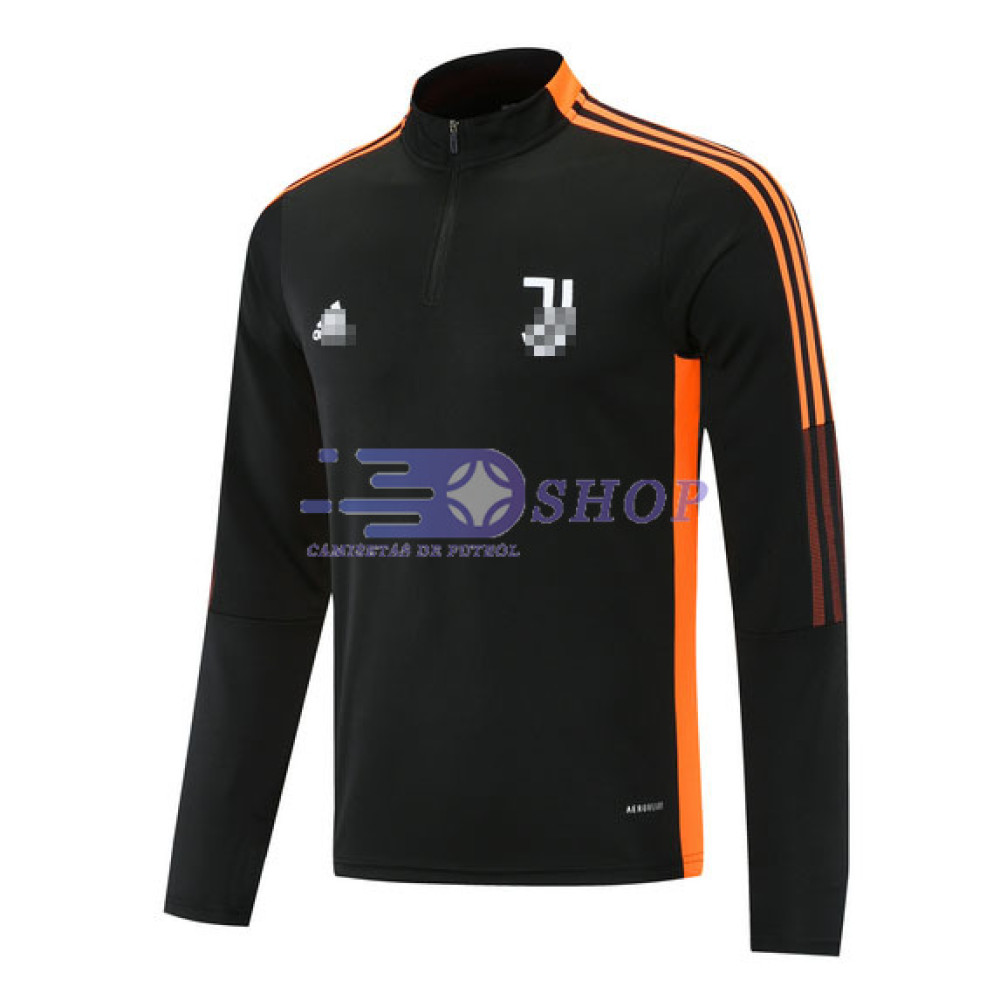Sudadera De Entrenamiento Juventus 2021/2022 Negro/Naranja