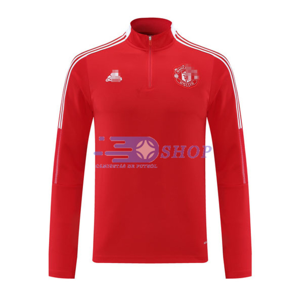 Sudadera de Entrenamiento Manchester United 2021/2022 Rojo/Banco