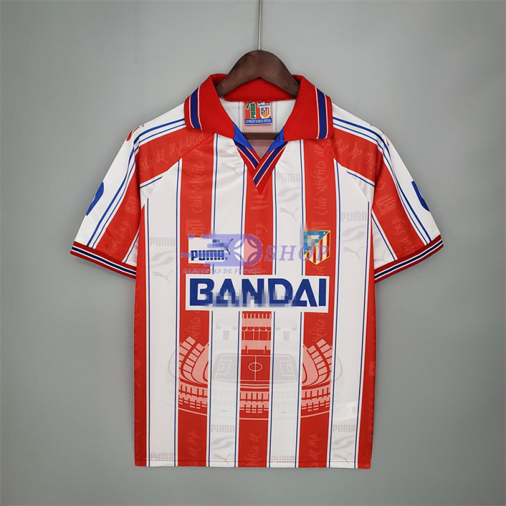 Camiseta Atletico de Madrid 1ª Equipación Retro 1996/97