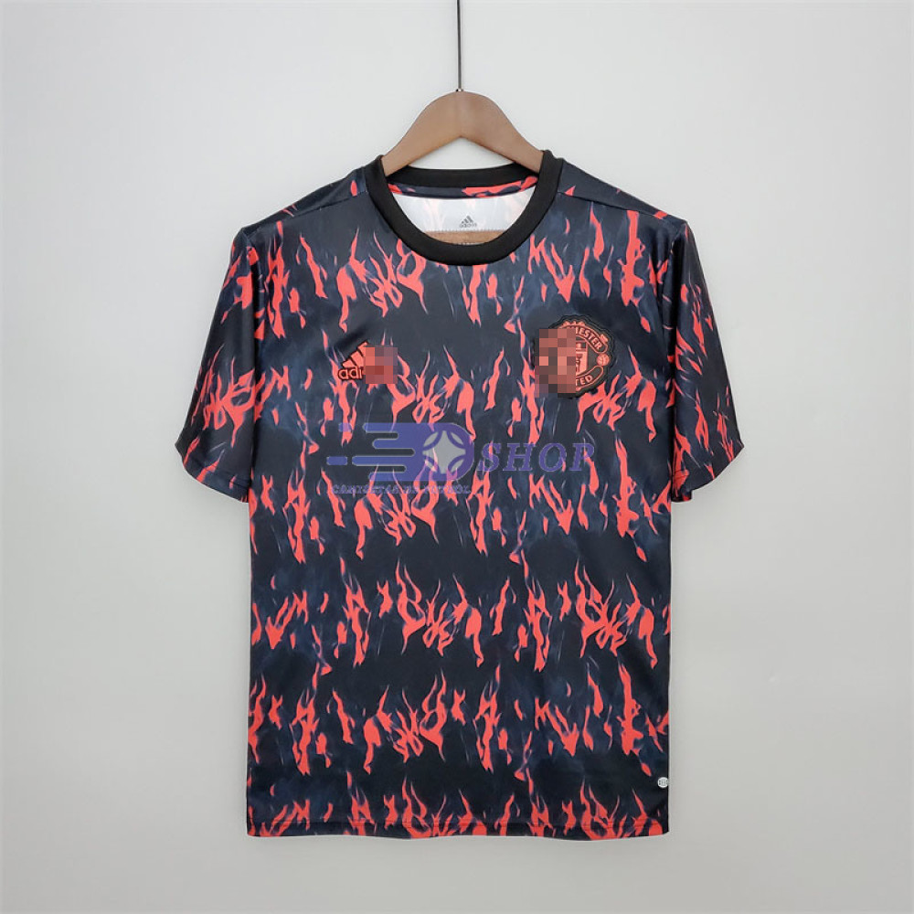 Camiseta de Entrenamiento Manchester United 2022/2023 Negro/Rojo