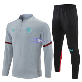 Sudadera De Entrenamiento Manchester City 2021/2022 Gris