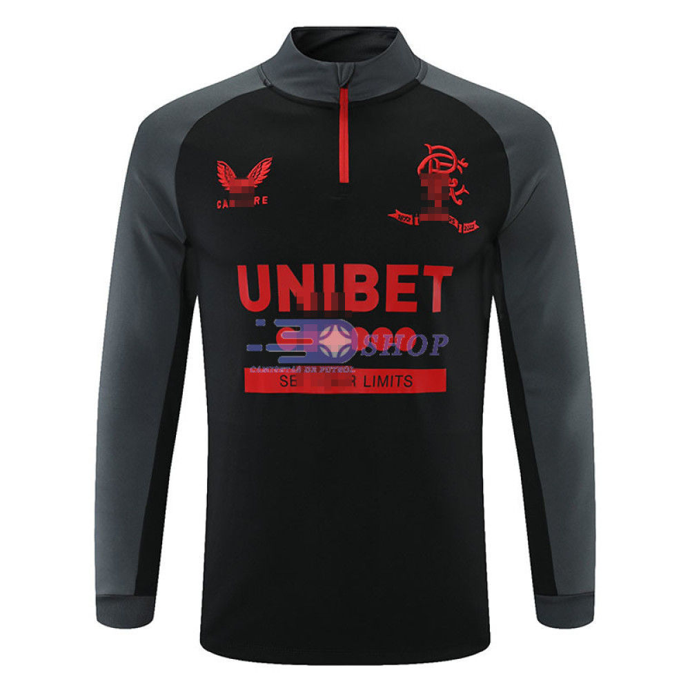 Sudadera De Entrenamiento Rangers FC 2021/2022 Negro/Gris