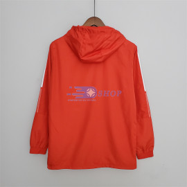 Cortavientos Arsenal 2022/2023 Con Capucha Rojo