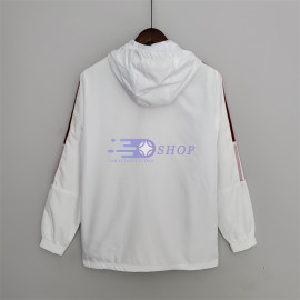 Cortavientos São Paulo 2022/2023 Con Capucha Blanco