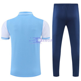 Polo Manchester City 2022/2023 Kit Azul/Blanco