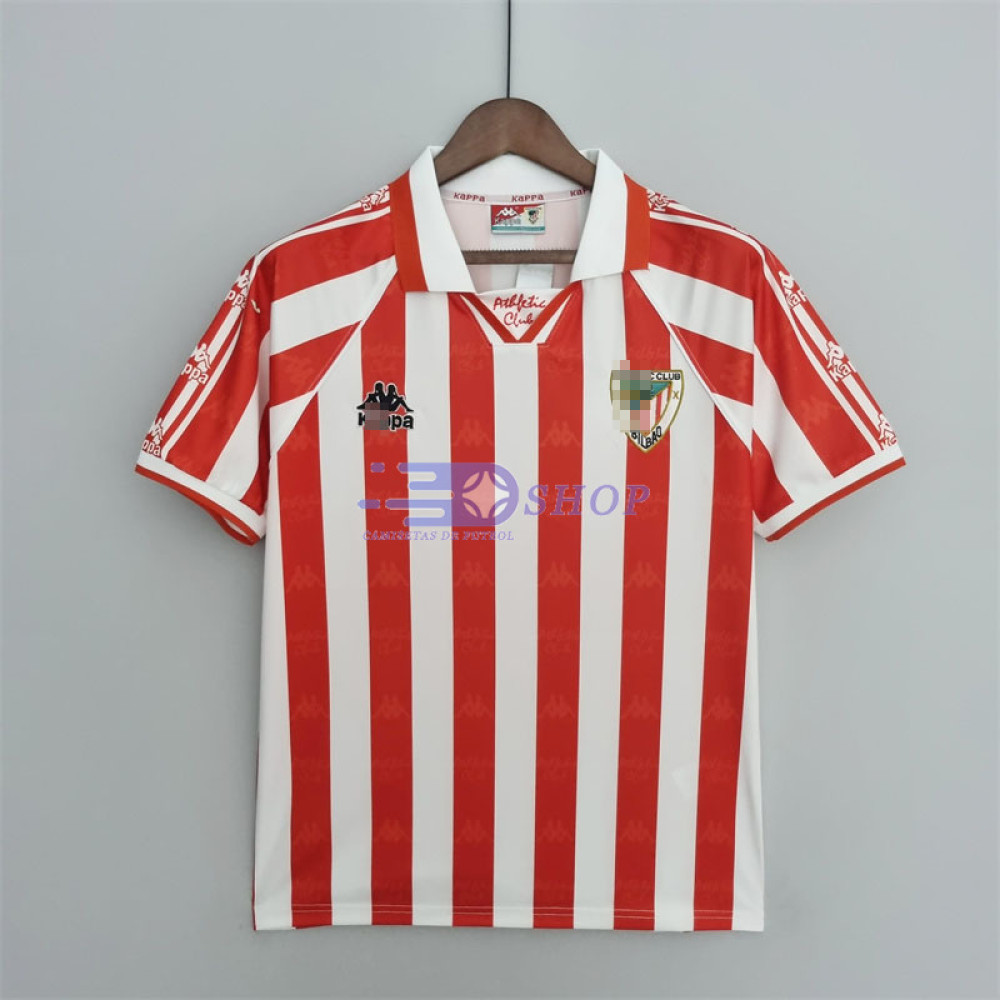 Camiseta Athlétic Bilbao 1ª Equipación Retro 1995/97