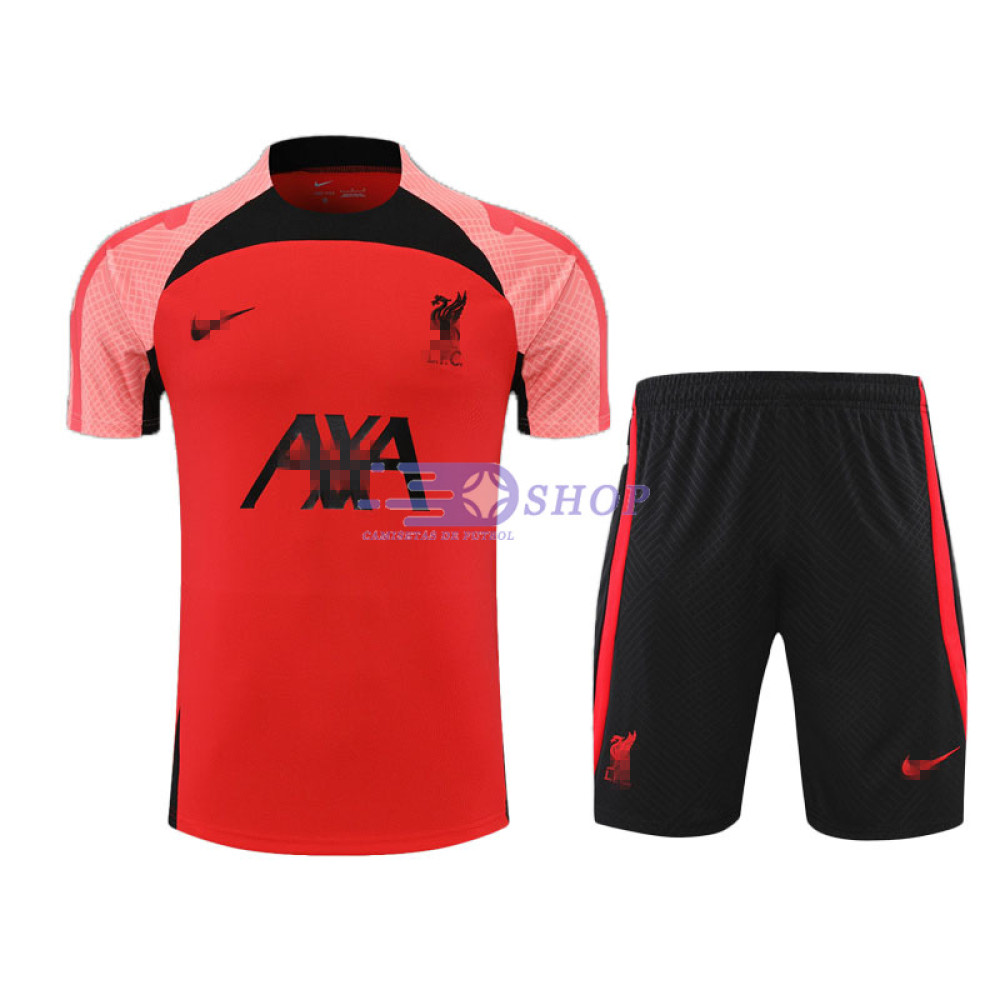 Camiseta de Entrenamiento Liverpool 2022/2023 Kit Rojo/Rosa