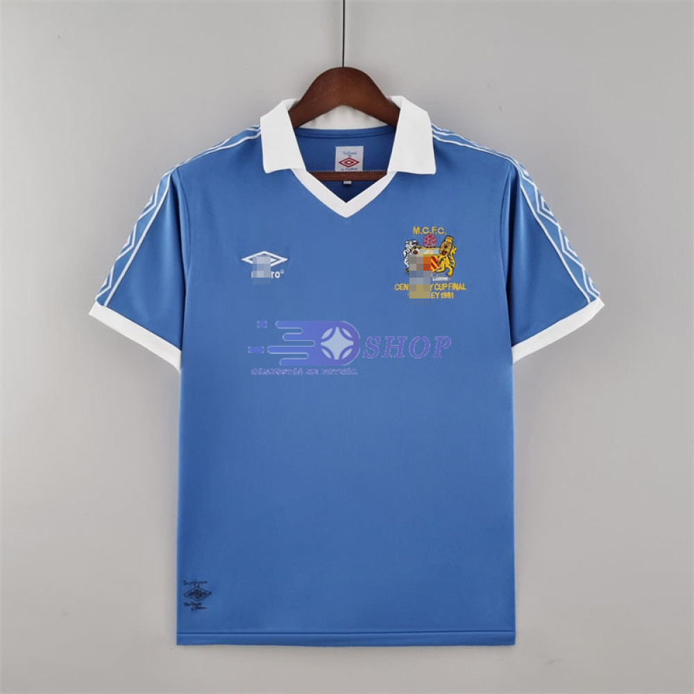 Camiseta Manchester City 1ª Equipación Retro 1981/82