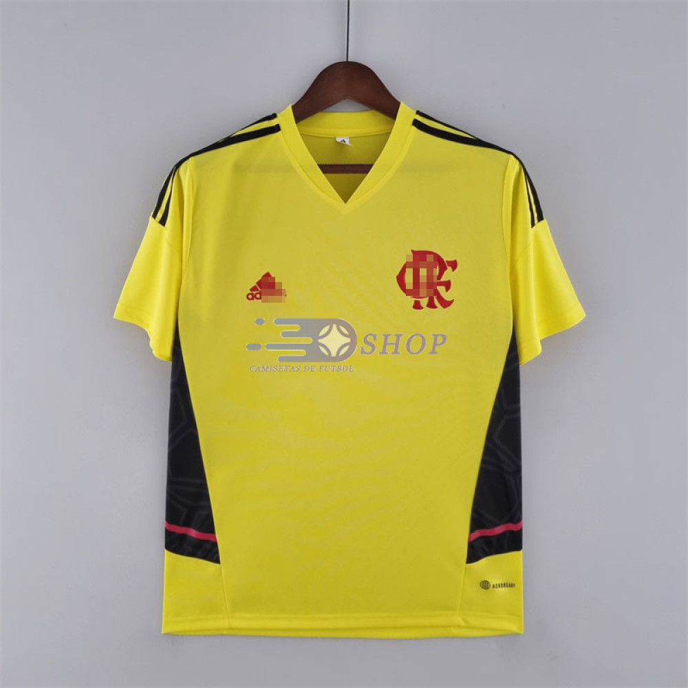 Camiseta De Entrenamiento Flamengo 2022/2023 Amarillo/Negro
