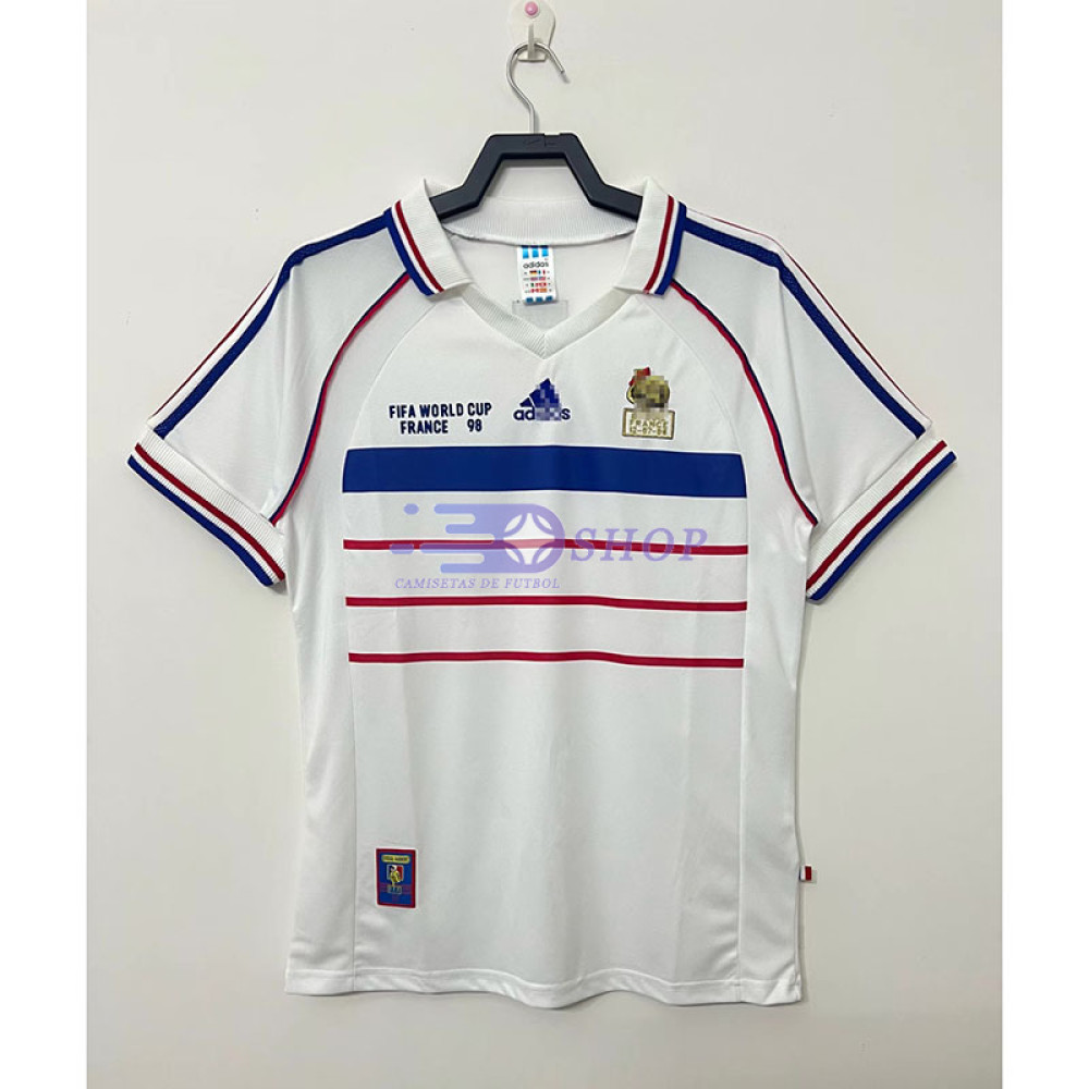 Camiseta Francia 2ª Equipación Retro 1998