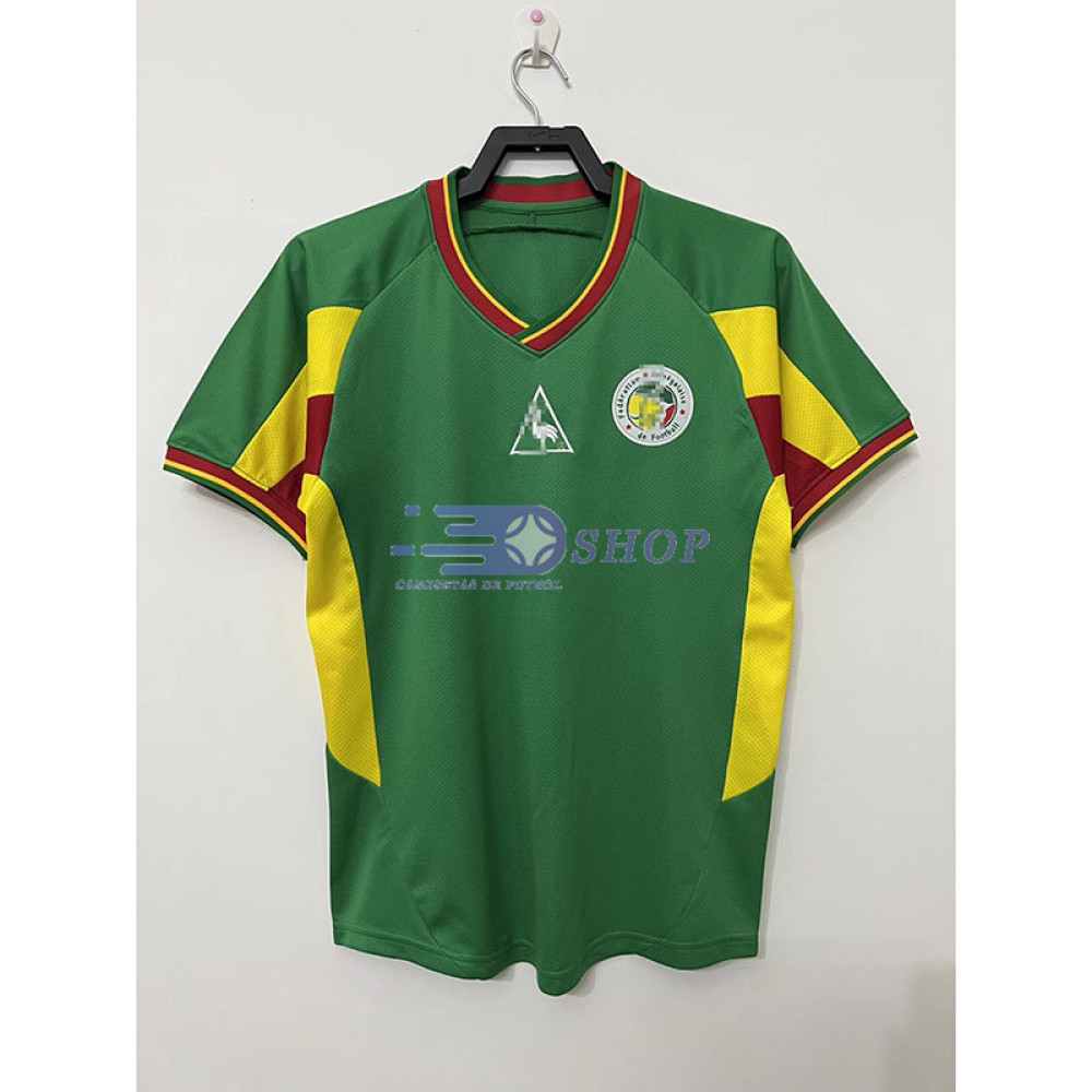 Camiseta Senegal Verde Retro 2002