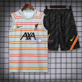 Camiseta de Entrenamiento Liverpool Sin Mangas 2022/2023 Kit Gris Claro