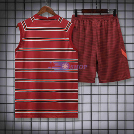 Camiseta de Entrenamiento Liverpool Sin Mangas 2022/2023 Kit Rojo/Naranja