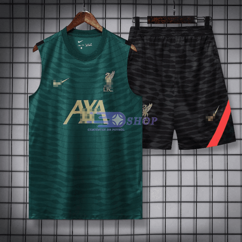 Camiseta de Entrenamiento Liverpool Sin Mangas 2022/2023 Kit Verde