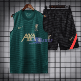 Camiseta de Entrenamiento Liverpool Sin Mangas 2022/2023 Kit Verde