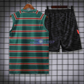 Camiseta de Entrenamiento Liverpool Sin Mangas 2022/2023 Kit Verde/Naranja