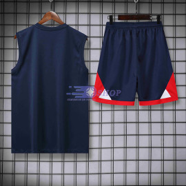 Camiseta de Entrenamiento PSG Sin Mangas 2022/2023 Kit Azul Marino/Rojo