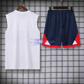 Camiseta de Entrenamiento PSG Sin Mangas 2022/2023 Kit Blanco/Gris