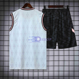 Camiseta de Entrenamiento PSG Sin Mangas 2022/2023 Kit Blanco/Rosa