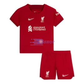 Camiseta Liverpool 1ª Equipación 2022/2023 Niño Kit 