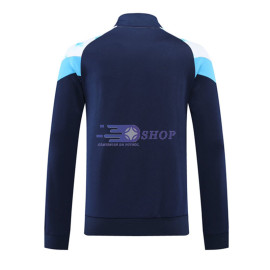 Chaqueta Olympique Marsella 2022/2023 Azul Oscuro/Blanco