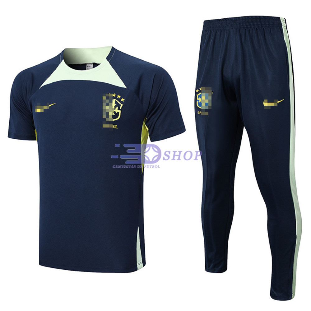 Camiseta de Entrenamiento Brasil Azul Marino 2022