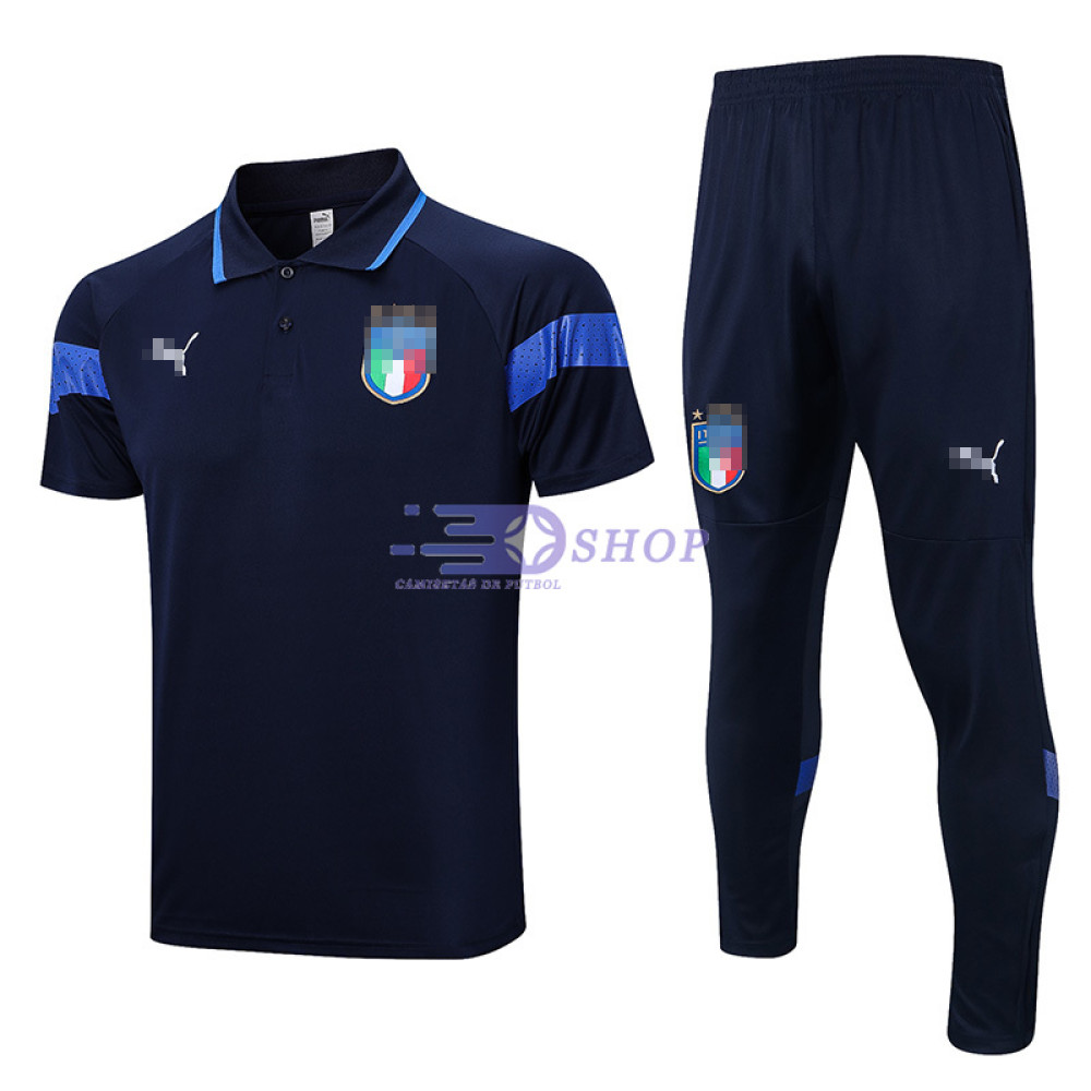 Polo Italia Azul Marino 2022 Kit