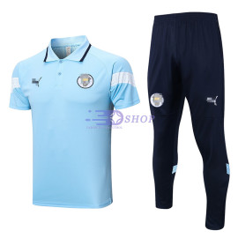 Polo Manchester City Azul Claro 2022/2023 