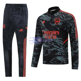 Sudadera De Entrenamiento Arsenal Negro/Azul 2022/2023